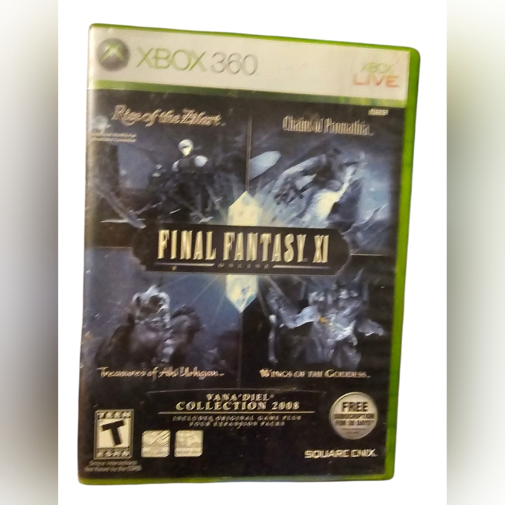 Final Fantasy XI Xbox 360 Game Vana' Diel Collection 2008 Great Condition